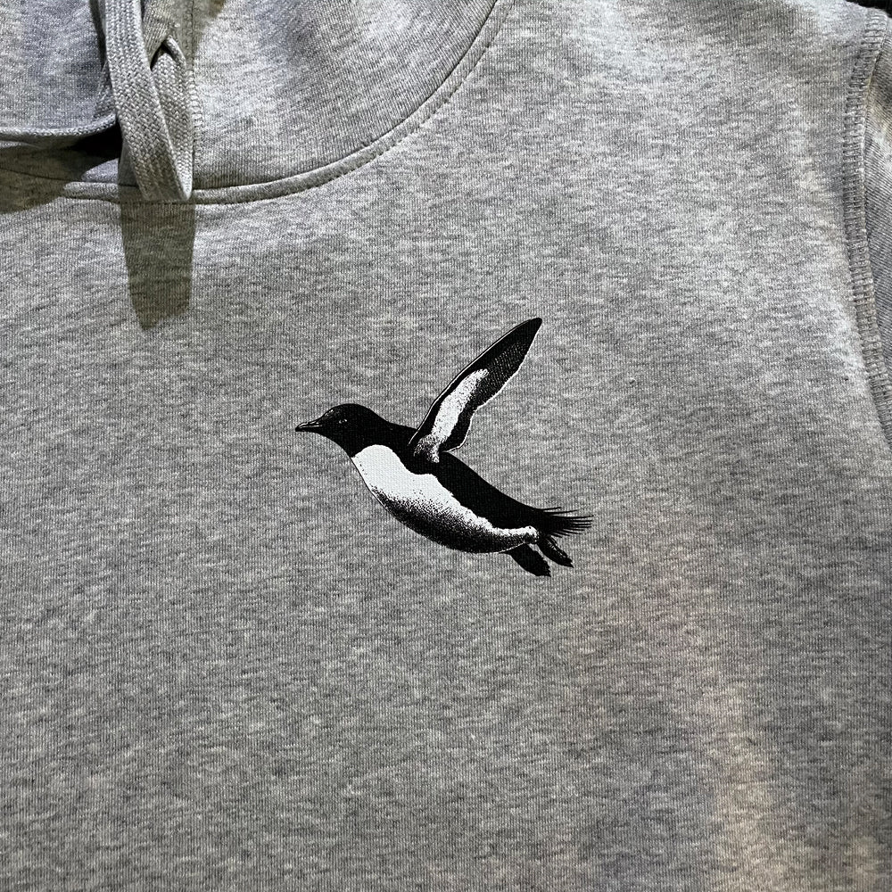 Pinguin Hoodie front detail von GegenVind